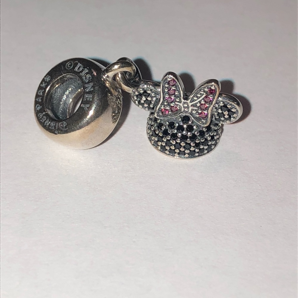 Authentic Pandora Disney hanging Minnie charm